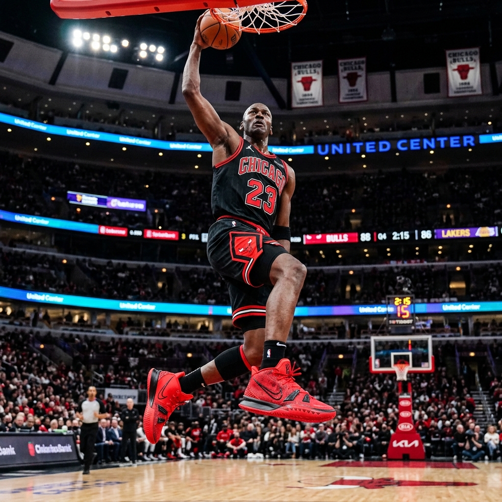 Athlete Jumping